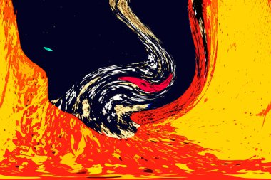 Dalgalı çizgiler. Soyut çizgiler. Doku arka planı. düzensiz desen. Şık modern. Pop sanat. Nokta etkisi. Ritmik gürültü parçacıkları. Paket için desen. Renkli vuruşlu duvar kağıdı.