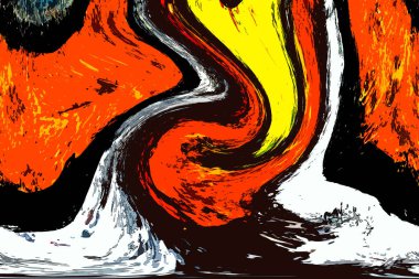 Dalgalı çizgiler. Soyut çizgiler. Doku arka planı. düzensiz desen. Şık modern. Pop sanat. Nokta etkisi. Ritmik gürültü parçacıkları. Paket için desen. Renkli vuruşlu duvar kağıdı.