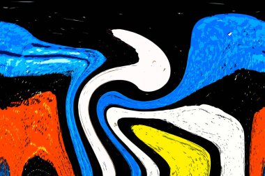 Dalgalı çizgiler. Soyut çizgiler. Doku arka planı. düzensiz desen. Şık modern. Pop sanat. Nokta etkisi. Ritmik gürültü parçacıkları. Paket için desen. Renkli vuruşlu duvar kağıdı.