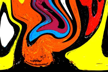 Dalgalı çizgiler. Soyut çizgiler. Doku arka planı. düzensiz desen. Şık modern. Pop sanat. Nokta etkisi. Ritmik gürültü parçacıkları. Paket için desen. Renkli vuruşlu duvar kağıdı.