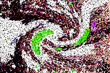 Dalgalı çizgiler. Soyut çizgiler. Doku arka planı. düzensiz desen. Şık modern. Pop sanat. Nokta etkisi. Ritmik gürültü parçacıkları. Paket için desen. Renkli vuruşlu duvar kağıdı.