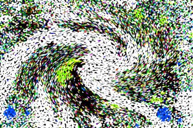 Dalgalı çizgiler. Soyut çizgiler. Doku arka planı. düzensiz desen. Şık modern. Pop sanat. Nokta etkisi. Ritmik gürültü parçacıkları. Paket için desen. Renkli vuruşlu duvar kağıdı.