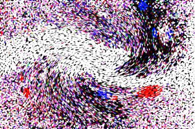 Dalgalı çizgiler. Soyut çizgiler. Doku arka planı. düzensiz desen. Şık modern. Pop sanat. Nokta etkisi. Ritmik gürültü parçacıkları. Paket için desen. Renkli vuruşlu duvar kağıdı.