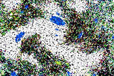 Dalgalı çizgiler. Soyut çizgiler. Doku arka planı. düzensiz desen. Şık modern. Pop sanat. Nokta etkisi. Ritmik gürültü parçacıkları. Paket için desen. Renkli vuruşlu duvar kağıdı.