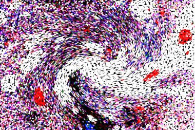 Dalgalı çizgiler. Soyut çizgiler. Doku arka planı. düzensiz desen. Şık modern. Pop sanat. Nokta etkisi. Ritmik gürültü parçacıkları. Paket için desen. Renkli vuruşlu duvar kağıdı.