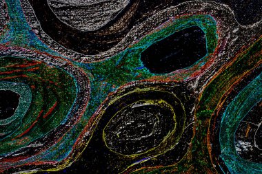 Dalgalı çizgiler. Soyut çizgiler. Doku arka planı. düzensiz desen. Şık modern. Pop sanat. Nokta etkisi. Ritmik gürültü parçacıkları. Paket için desen. Renkli vuruşlu duvar kağıdı.