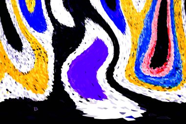 Dalgalı çizgiler. Soyut çizgiler. Doku arka planı. düzensiz desen. Şık modern. Pop sanat. Nokta etkisi. Ritmik gürültü parçacıkları. Paket için desen. Renkli vuruşlu duvar kağıdı.