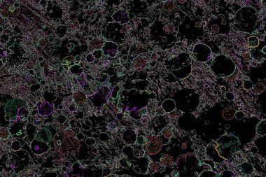 Dalgalı çizgiler. Soyut çizgiler. Doku arka planı. düzensiz desen. Şık modern. Pop sanat. Nokta etkisi. Ritmik gürültü parçacıkları. Paket için desen. Renkli vuruşlu duvar kağıdı.