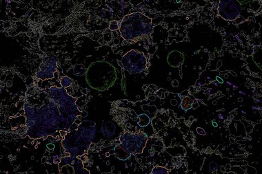 Dalgalı çizgiler. Soyut çizgiler. Doku arka planı. düzensiz desen. Şık modern. Pop sanat. Nokta etkisi. Ritmik gürültü parçacıkları. Paket için desen. Renkli vuruşlu duvar kağıdı.