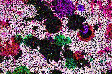 Dalgalı çizgiler. Soyut çizgiler. Doku arka planı. düzensiz desen. Şık modern. Pop sanat. Nokta etkisi. Ritmik gürültü parçacıkları. Paket için desen. Renkli vuruşlu duvar kağıdı.