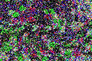 Dalgalı çizgiler. Soyut çizgiler. Doku arka planı. düzensiz desen. Şık modern. Pop sanat. Nokta etkisi. Ritmik gürültü parçacıkları. Paket için desen. Renkli vuruşlu duvar kağıdı.