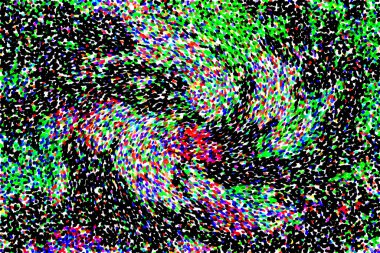 Dalgalı çizgiler. Soyut çizgiler. Doku arka planı. düzensiz desen. Şık modern. Pop sanat. Nokta etkisi. Ritmik gürültü parçacıkları. Paket için desen. Renkli vuruşlu duvar kağıdı.