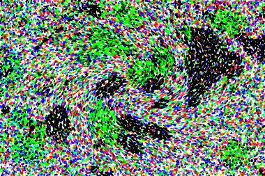 Dalgalı çizgiler. Soyut çizgiler. Doku arka planı. düzensiz desen. Şık modern. Pop sanat. Nokta etkisi. Ritmik gürültü parçacıkları. Paket için desen. Renkli vuruşlu duvar kağıdı.