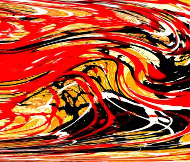 Modern tasarım çizimi. Çizgi ve renk bloğu geometrik şekiller. Pop sanat