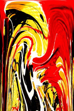 Modern tasarım çizimi. Çizgi ve renk bloğu geometrik şekiller. Pop sanat