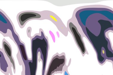 Modern tasarım çizimi. Çizgi ve renk bloğu geometrik şekiller. Pop sanat