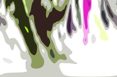 Modern tasarım çizimi. Çizgi ve renk bloğu geometrik şekiller. Pop sanat