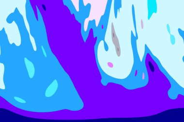 Modern tasarım çizimi. Çizgi ve renk bloğu geometrik şekiller. Pop sanat