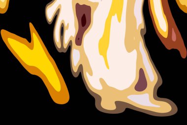 Modern tasarım çizimi. Çizgi ve renk bloğu geometrik şekiller. Pop sanat