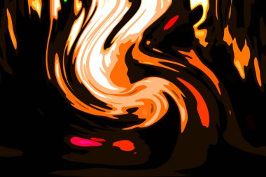 Modern tasarım çizimi. Çizgi ve renk bloğu geometrik şekiller. Pop sanat