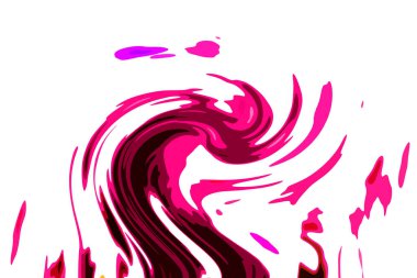 Modern tasarım çizimi. Çizgi ve renk bloğu geometrik şekiller. Pop sanat