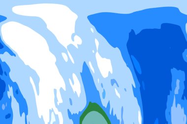 Modern tasarım çizimi. Çizgi ve renk bloğu geometrik şekiller. Pop sanat