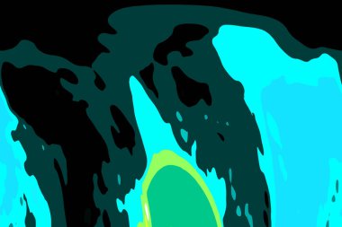 Modern tasarım çizimi. Çizgi ve renk bloğu geometrik şekiller. Pop sanat