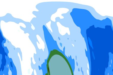 Modern tasarım çizimi. Çizgi ve renk bloğu geometrik şekiller. Pop sanat