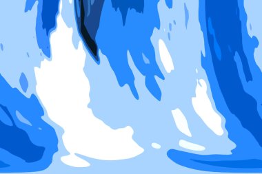 Modern tasarım çizimi. Çizgi ve renk bloğu geometrik şekiller. Pop sanat