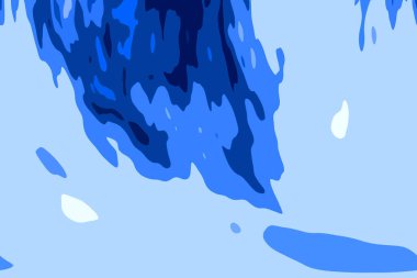 Modern tasarım çizimi. Çizgi ve renk bloğu geometrik şekiller. Pop sanat