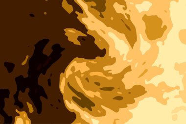 Modern tasarım çizimi. Çizgi ve renk bloğu geometrik şekiller. Pop sanat