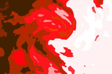 Modern tasarım çizimi. Çizgi ve renk bloğu geometrik şekiller. Pop sanat