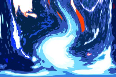 Modern tasarım çizimi. Çizgi ve renk bloğu geometrik şekiller. Pop sanat