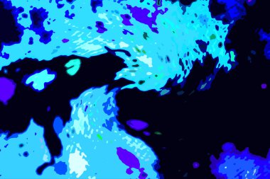 Modern tasarım çizimi. Çizgi ve renk bloğu geometrik şekiller. Pop sanat