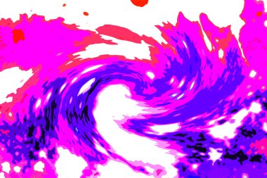 Modern tasarım çizimi. Çizgi ve renk bloğu geometrik şekiller. Pop sanat