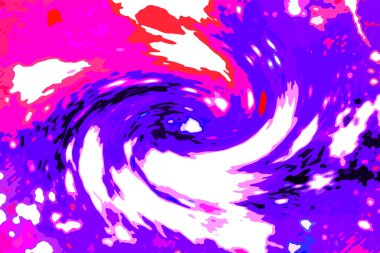 Modern tasarım çizimi. Çizgi ve renk bloğu geometrik şekiller. Pop sanat