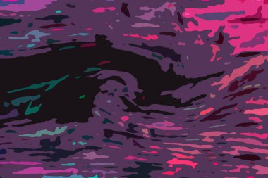 Modern tasarım çizimi. Çizgi ve renk bloğu geometrik şekiller. Pop sanat