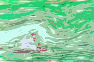 Modern tasarım çizimi. Çizgi ve renk bloğu geometrik şekiller. Pop sanat