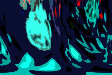 Modern tasarım çizimi. Çizgi ve renk bloğu geometrik şekiller. Pop sanat