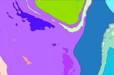 Modern tasarım çizimi. Çizgi ve renk bloğu geometrik şekiller. Pop sanat
