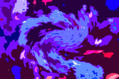 Modern tasarım çizimi. Çizgi ve renk bloğu geometrik şekiller. Pop sanat