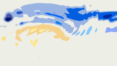 Modern tasarım çizimi. Çizgi ve renk bloğu geometrik şekiller. Pop sanat