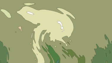 Modern tasarım çizimi. Çizgi ve renk bloğu geometrik şekiller. Pop sanat