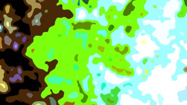 Modern tasarım çizimi. Çizgi ve renk bloğu geometrik şekiller. Pop sanat