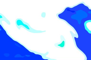 Modern tasarım çizimi. Çizgi ve renk bloğu geometrik şekiller. Pop sanat