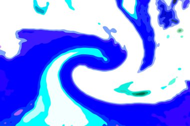 Modern tasarım çizimi. Çizgi ve renk bloğu geometrik şekiller. Pop sanat