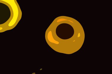 Modern tasarım çizimi. Çizgi ve renk bloğu geometrik şekiller. Pop sanat