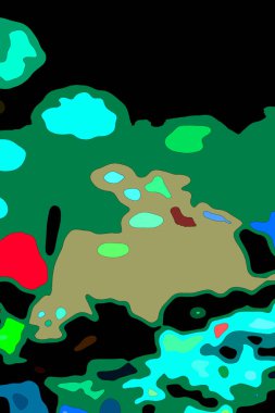 Geometrik çok renkli soyut arkaplan koleksiyonu