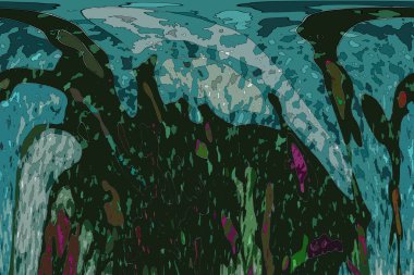 Geometrik çok renkli soyut arkaplan koleksiyonu