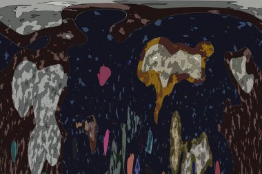 Geometrik çok renkli soyut arkaplan koleksiyonu